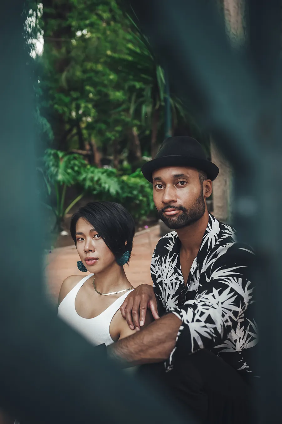 Modern building facade detail